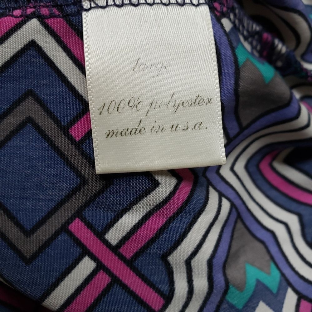 Francesca's Top L Geometric multicolor - Picture 7 of 7